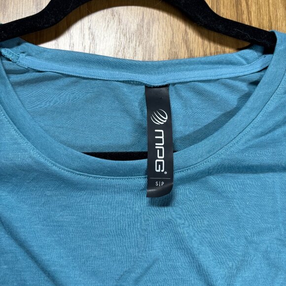 NWT MPG Drirelease Long Sleeve Twist Front Performance Top Blue – Size S - Picture 5 of 8